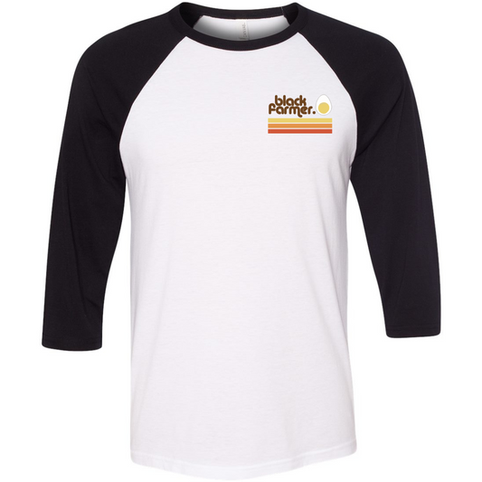 Black sleeve baseball tee